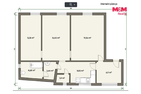 Prodej rodinného domu, 86 m² - 10