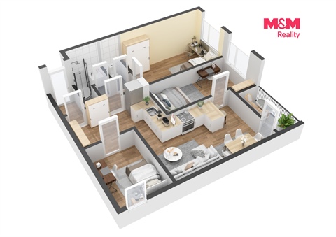 Prodej bytu 4kk, 70 m² 16