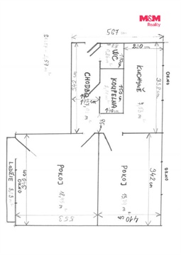 Pronájem bytu 2+1, 54 m² 8