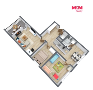 Prodej bytu 3+1, 60 m² 20
