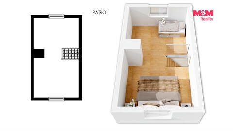 Prodej chaty / chapuly, 42 m² - 4