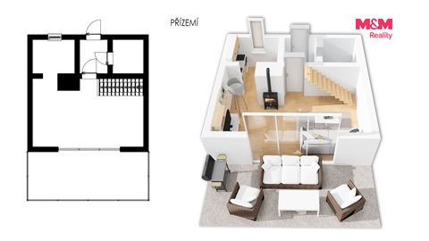 Prodej chaty / chapuly, 42 m² 4