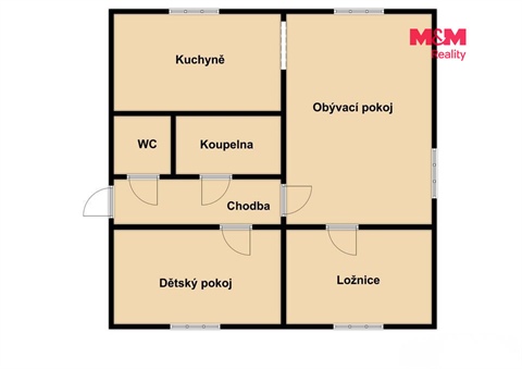 Pronájem bytu 3+1, 69 m² 8