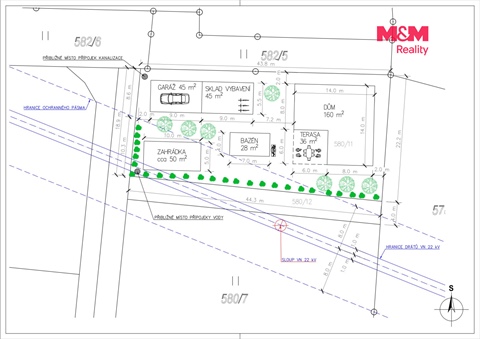Prodej stavebního pozemku, 884 m² 2