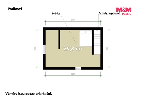 Prodej chaty / chapuly, 65 m² - 12