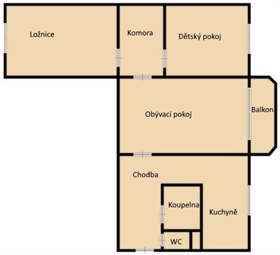 Prodej bytu 3+1, 74 m² 4