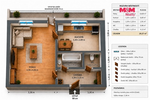 Prodej bytu 1+1, 29 m² 10