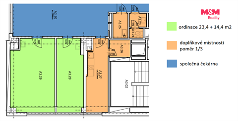 Pronájem obchodních prostor, 44 m² - 6