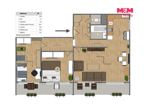 Prodej bytu 3+1, 81 m² 16