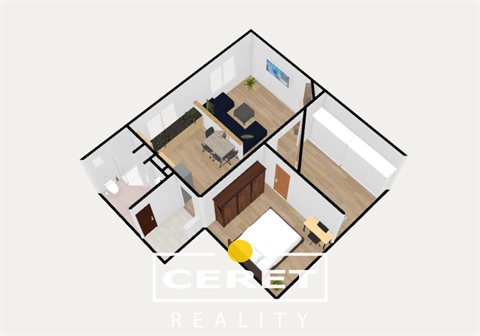 Pronájem bytu 3kk, 63 m² - 16