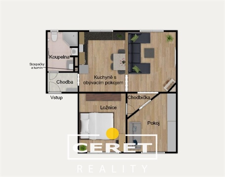 Pronájem bytu 3kk, 63 m² 18
