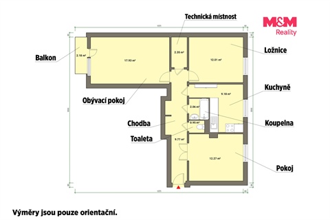 Prodej bytu 3+1, 68 m² - 4