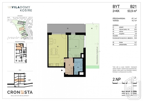 Pronájem bytu 2kk, 54 m² - 12