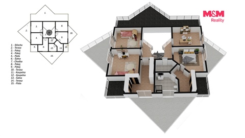 Prodej rodinného domu, 350 m² - 8