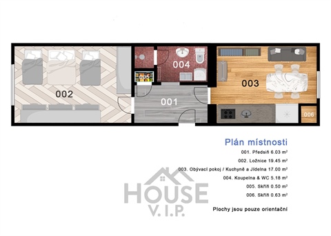 Prodej bytu 2kk, 46 m² 12