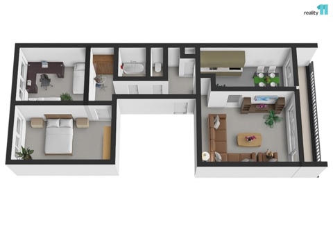 Pronájem bytu 3+1, 84 m² - 16
