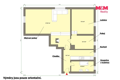 Prodej bytu 3kk, 78 m² - 8