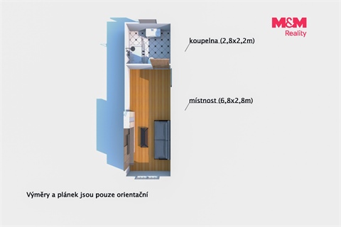 Prodej bytu 1kk, 25 m² 16