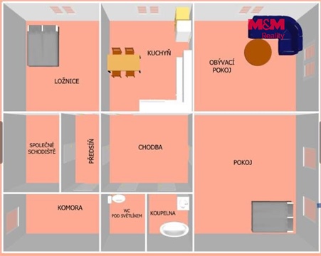 Prodej bytu 3+1, 124 m² 10