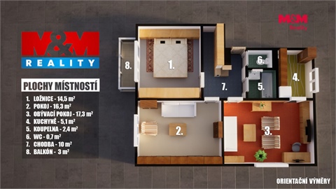Prodej bytu 3+1, 72 m² - 16