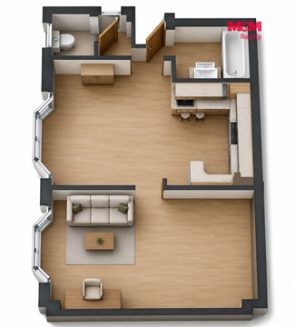 Prodej bytu 1+1, 43 m² 14