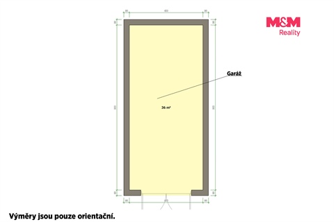 Pronájem komerčního objektu, 36 m² 2