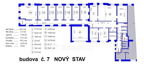 Pronájem kanceláře, 16 m² 2