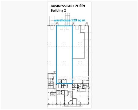 Pronájem skladu / haly, 529 m² - 2