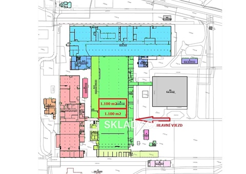 Pronájem skladu / haly, 2 700 m² - 10