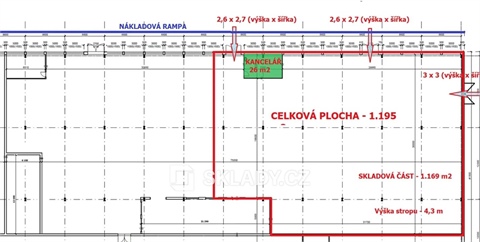 Pronájem skladu / haly, 2 700 m² 4