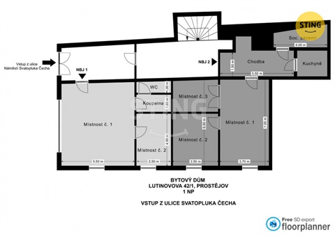 Pronájem bytu 1+1, 63 m² 10