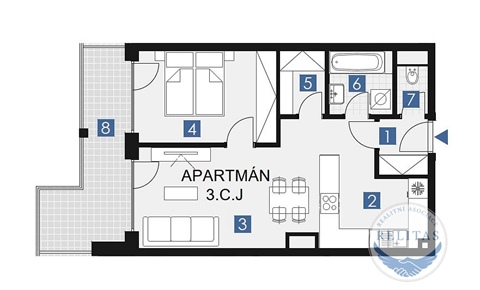Pronájem bytu 2kk, 54 m² 12