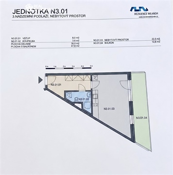 Pronájem bytu 1kk, 48 m² 14
