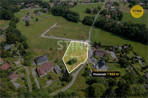 Prodej stavebního pozemku, 1 922 m² - 0