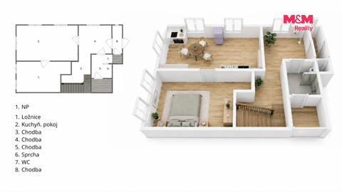 Prodej chaty / chapuly, 108 m² - 6