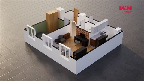 Prodej bytu 2kk, 47 m² 12