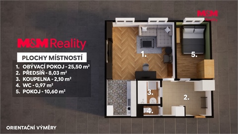 Prodej bytu 2kk, 47 m² 4
