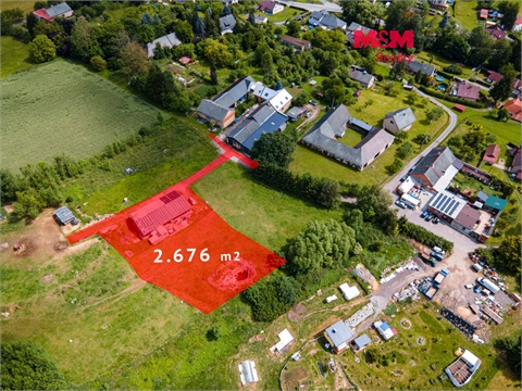Prodej stavebního pozemku, 2 676 m² 0