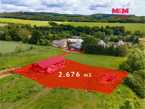 Prodej stavebního pozemku, 2 676 m² - 0