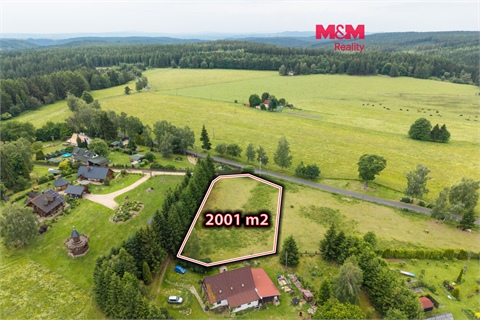 Prodej stavebního pozemku, 2 001 m² 0