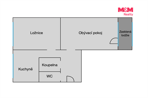 Prodej bytu 2+1, 58 m² - 6