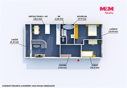 Prodej bytu 3kk, 67 m² - 6