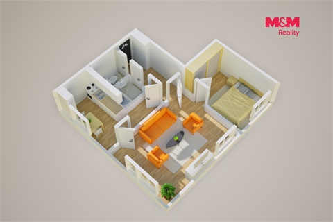 Prodej bytu 2+1, 47 m² 12