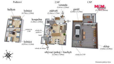 Prodej chaty / chapuly, 80 m² - 4