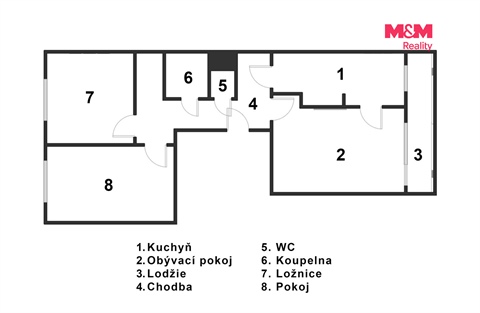 Prodej bytu 3+1, 76 m² - 2