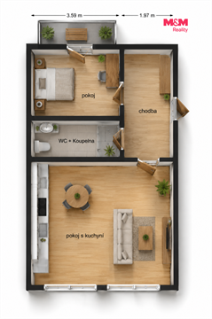 Prodej bytu 2kk, 60 m² - 4