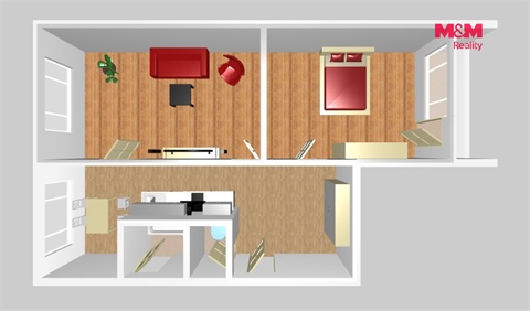 Prodej bytu 2+1, 61 m² 8