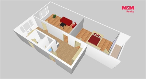 Prodej bytu 2+1, 61 m² 12