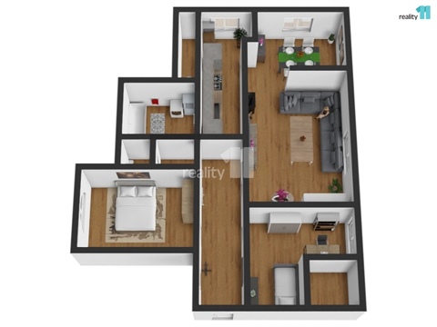 Pronájem bytu 3+1, 101 m² - 18