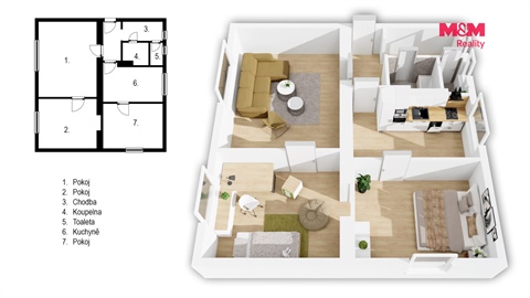 Prodej bytu 3+1, 81 m² 6